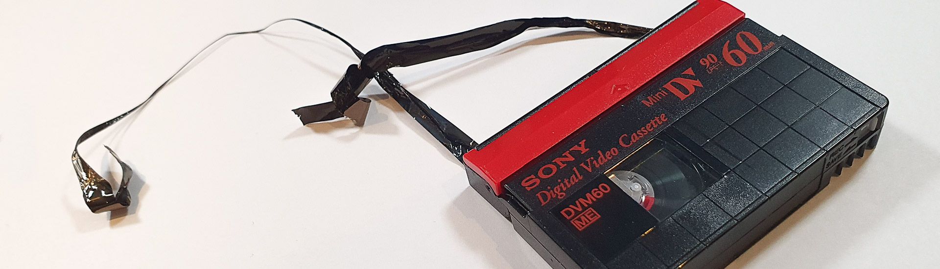 Damaged tapes